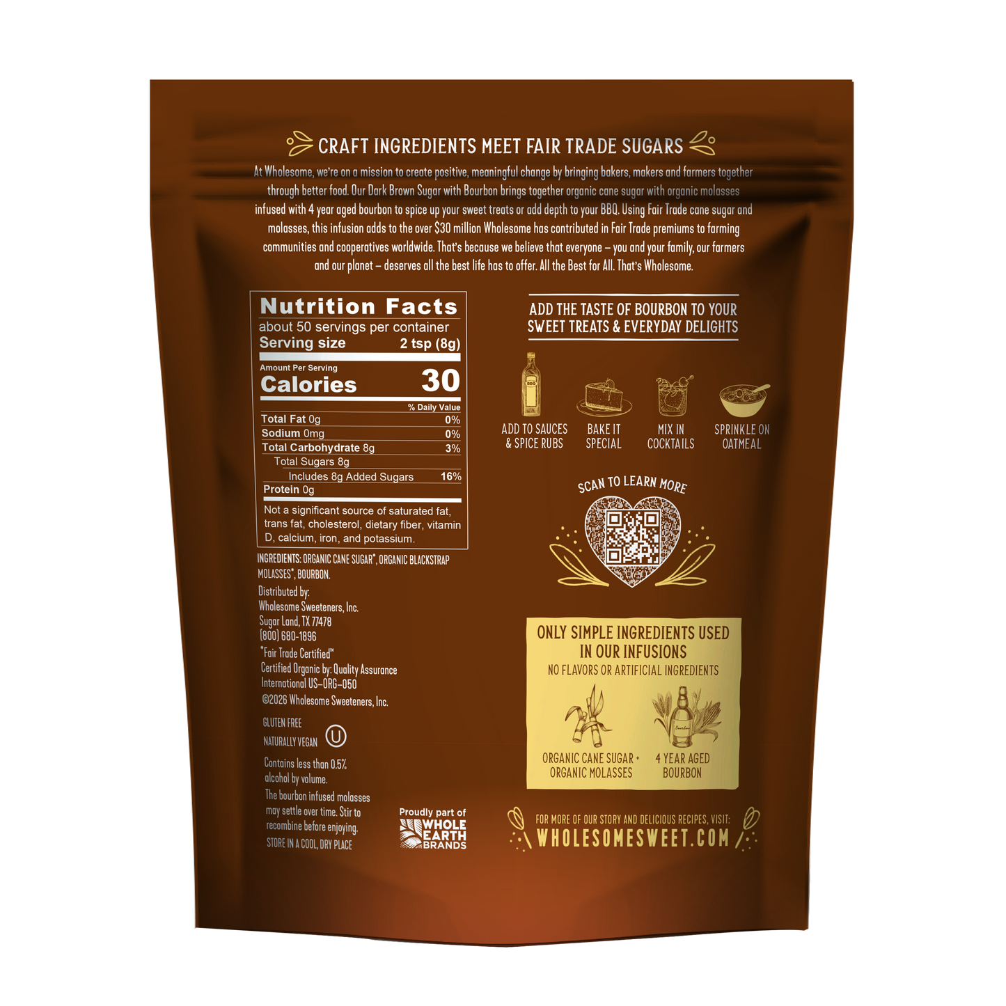 DARK BROWN SUGAR WITH BOURBON