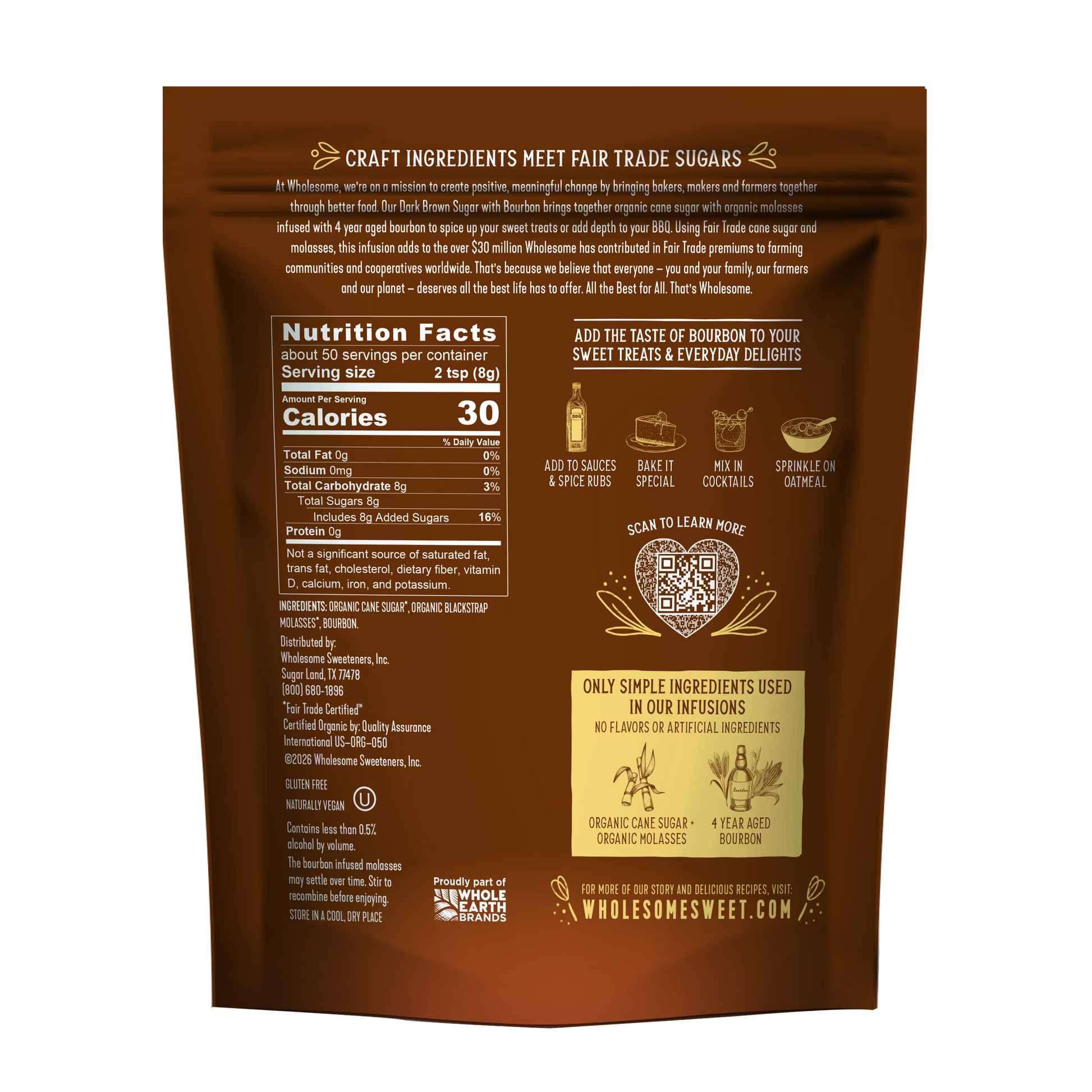 DARK BROWN SUGAR WITH BOURBON