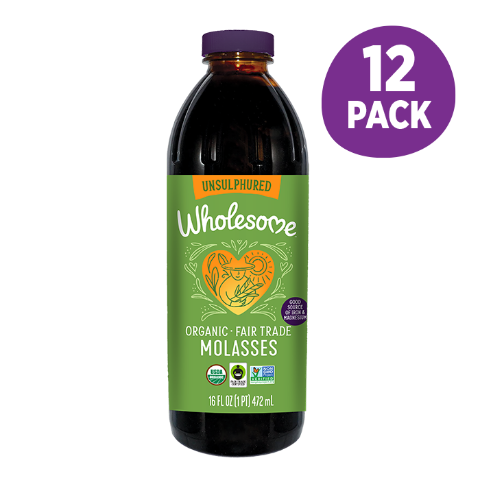 Wholesome Molasses 12 Pack front view;Size_16oz - 12 Pack