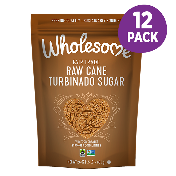 Wholesome Raw Cane 12 Pack front view;Size_24oz - 12 Pack