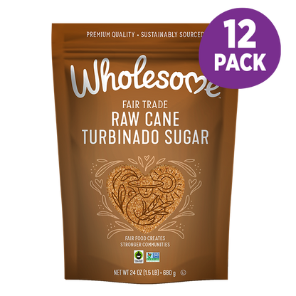 Wholesome Raw Cane 12 Pack front view