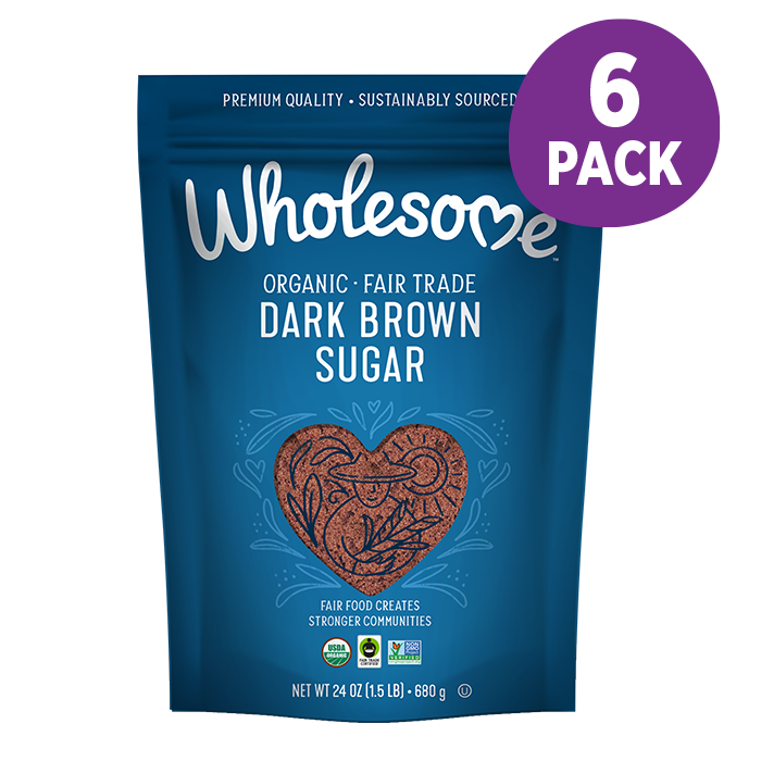 Wholesome Dark Brown 6 Pack front view;Size_24oz - 6 Pack