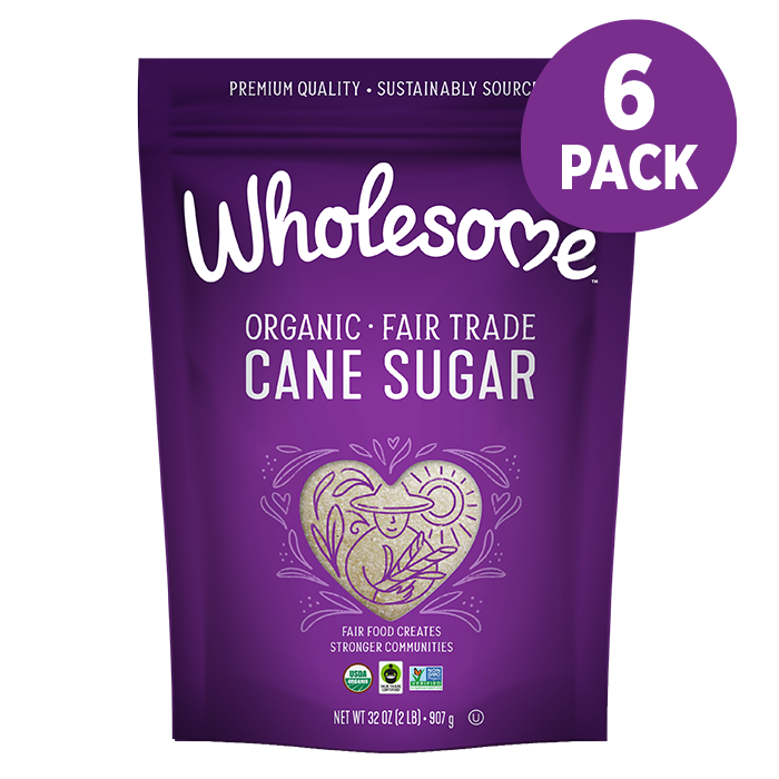 Wholesome Cane Sugar 6 Pack front view;Size_32oz - 6 Pack