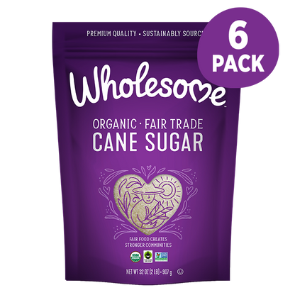 Wholesome Cane Sugar 6 Pack front view