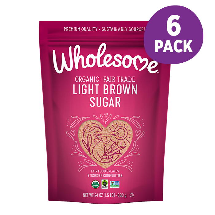 Wholesome Light Brown 6 Pack front view;Size_24oz - 6 Pack