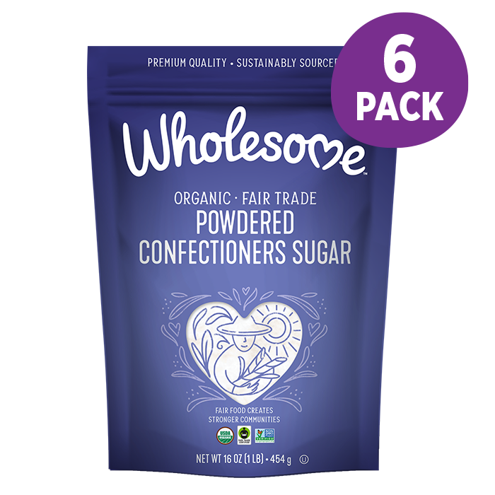 Wholesome Powdered 6 Pack front view;Size_16oz - 6 Pack