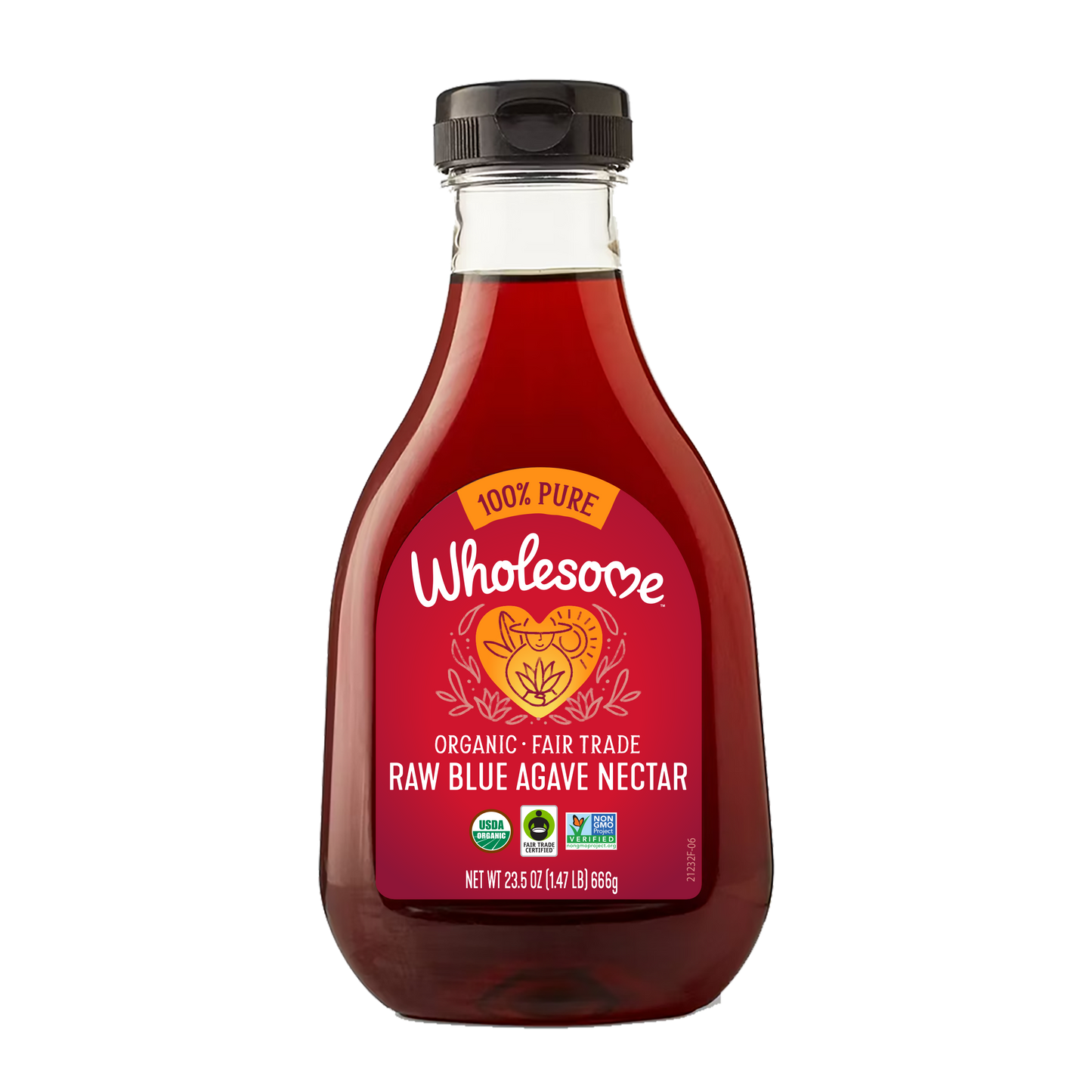 Wholesome Raw Blue Agave 1 Pack front view;Size_23.5oz - 1 Pack
