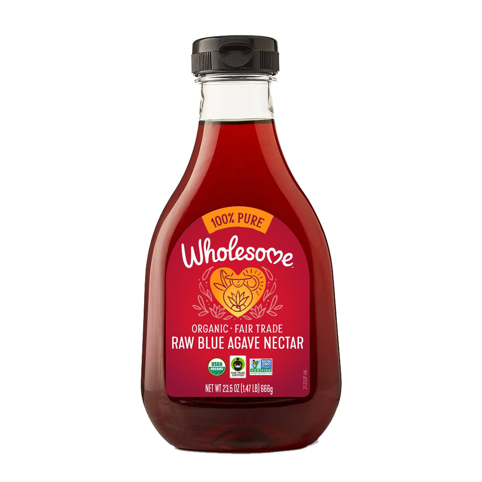 Wholesome Raw Blue Agave 1 Pack front view