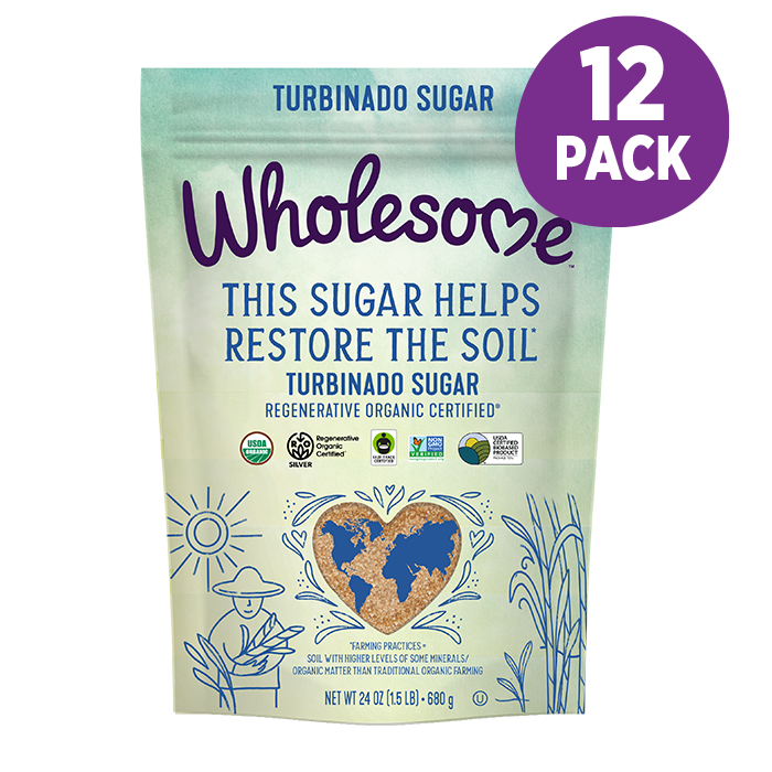 Wholesome Regen Turbinado 12 Pack front view;Size_24oz - 12 Pack