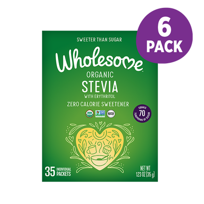 Wholesome Stevia 6 Pack front view