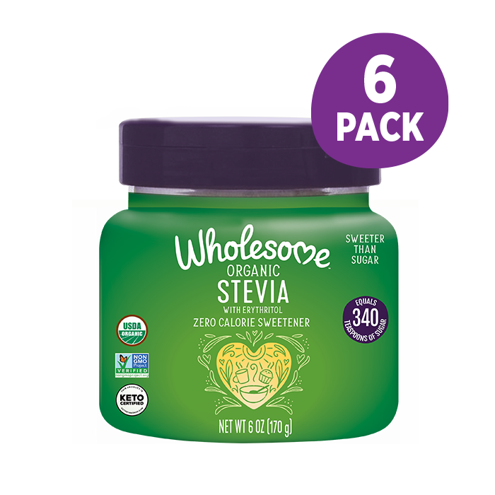 Wholesome Stevia 6 Pack front view;Size_6oz - 6 Pack