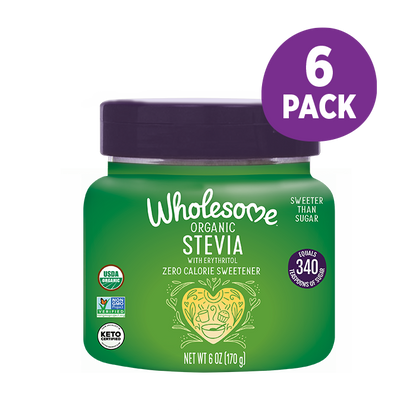 Wholesome Stevia 6 Pack front view