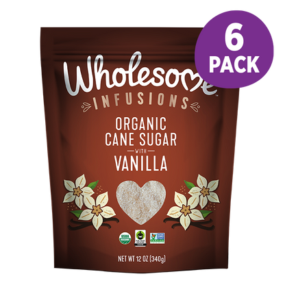 Wholesome Vanilla Sugar 6 Pack front view