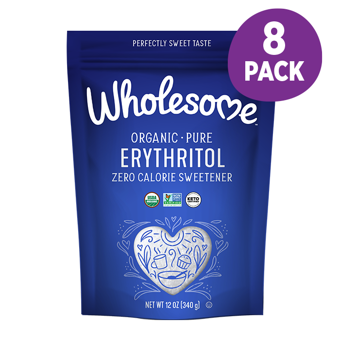 Wholesome Erythritol 8 Pack front view;Size_12oz - 8 Pack