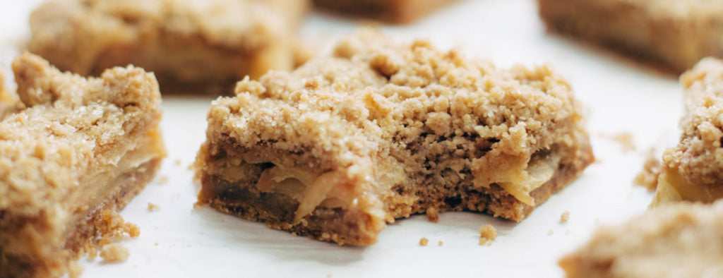 ADDICTING CARAMEL APPLE CRISP BARS